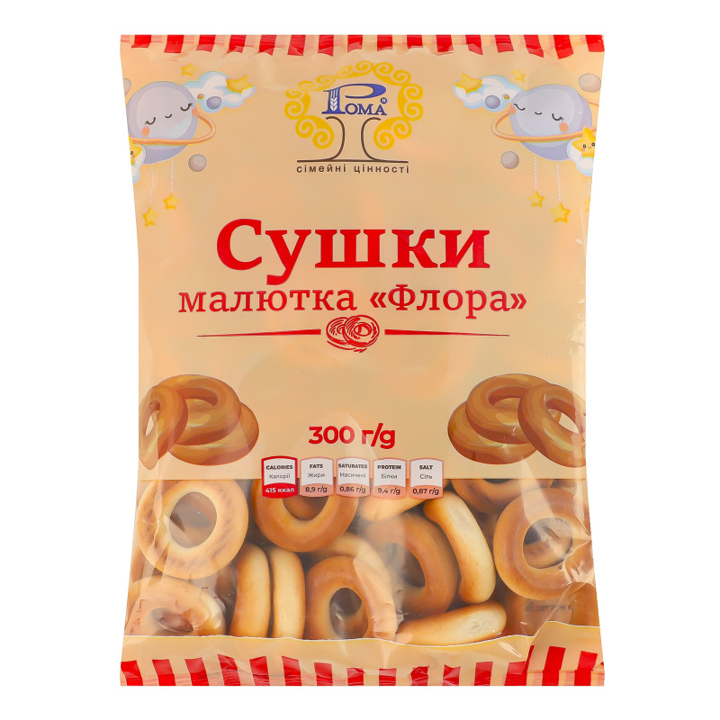 Сушки Малютка Флора Рома м/у
