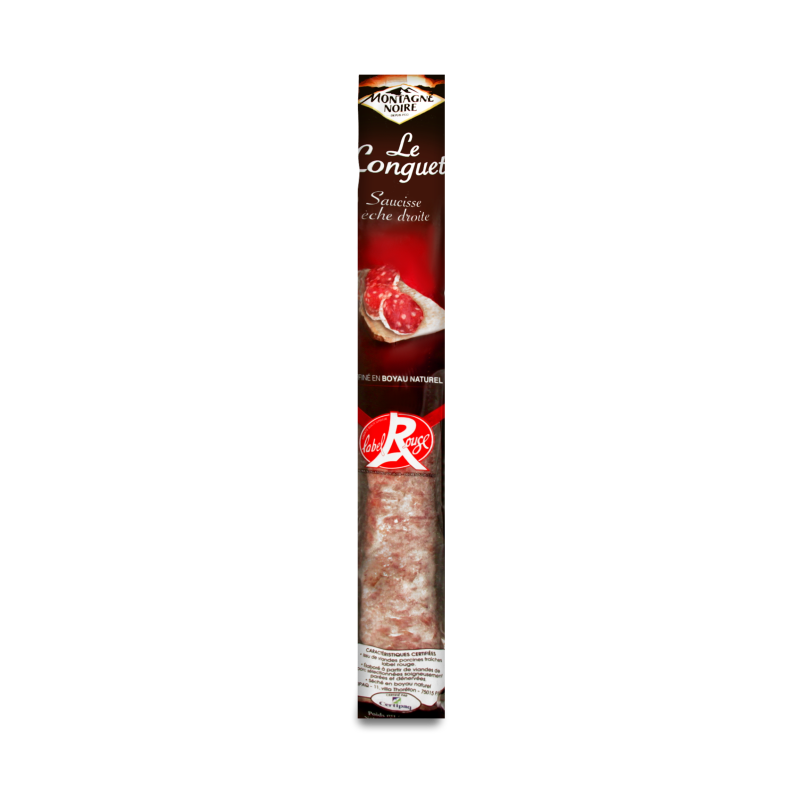 Ковбаса Saucisse Seche Droite с/в 225г газ/уп Montagne Noire
