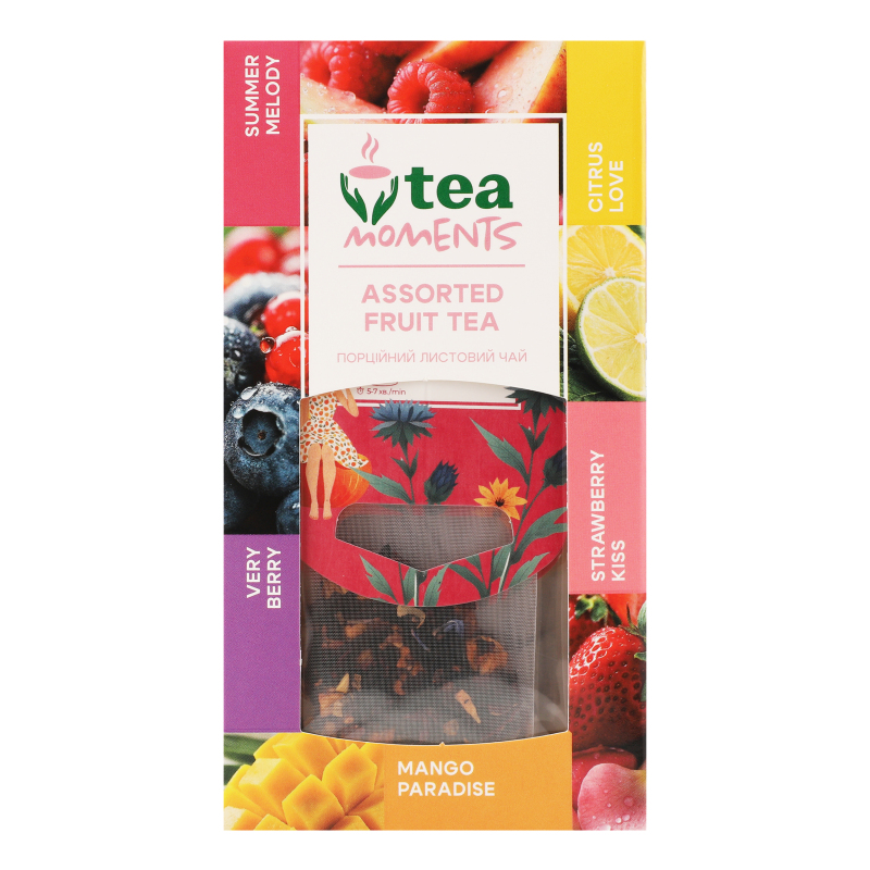こちや Чай черный Tea Moments Midnight Peach 70 г (4823118606942