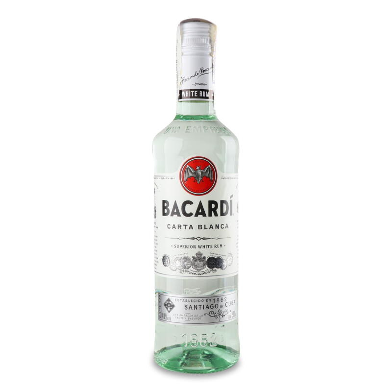 Ром Карта Бланка 40% 0,5л Бакарді