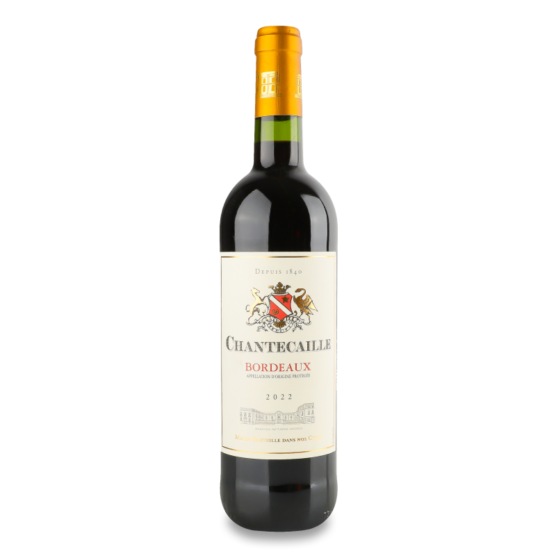 Вино Шантекале Бордо Руж червоне сухе 12,5% 0,75л ДжВДж