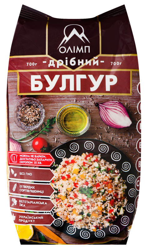 Пшеничная крупа Булгур Олимп мелкий 700г Олімп(4820055941709): купить в ...
