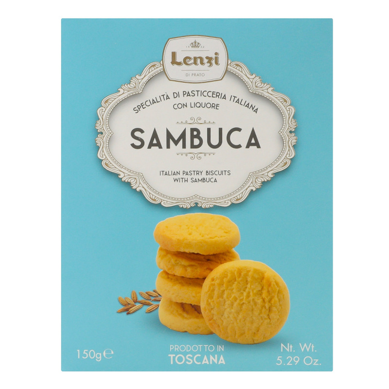 Печиво здобне тосканське з італійською самбукою та анісом Sambuca Lenzi к/у