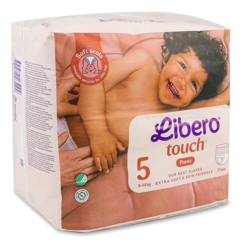 Підгузки-трусики Touch 5 9-14кг 27шт Libero