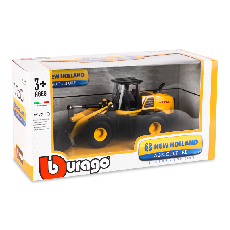 Іграшка Автомодель Екскаватор Нью Холланд артW170D Ббураго