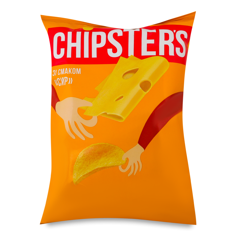 Чипси з смаком Сир 60г м/у Chipster’s