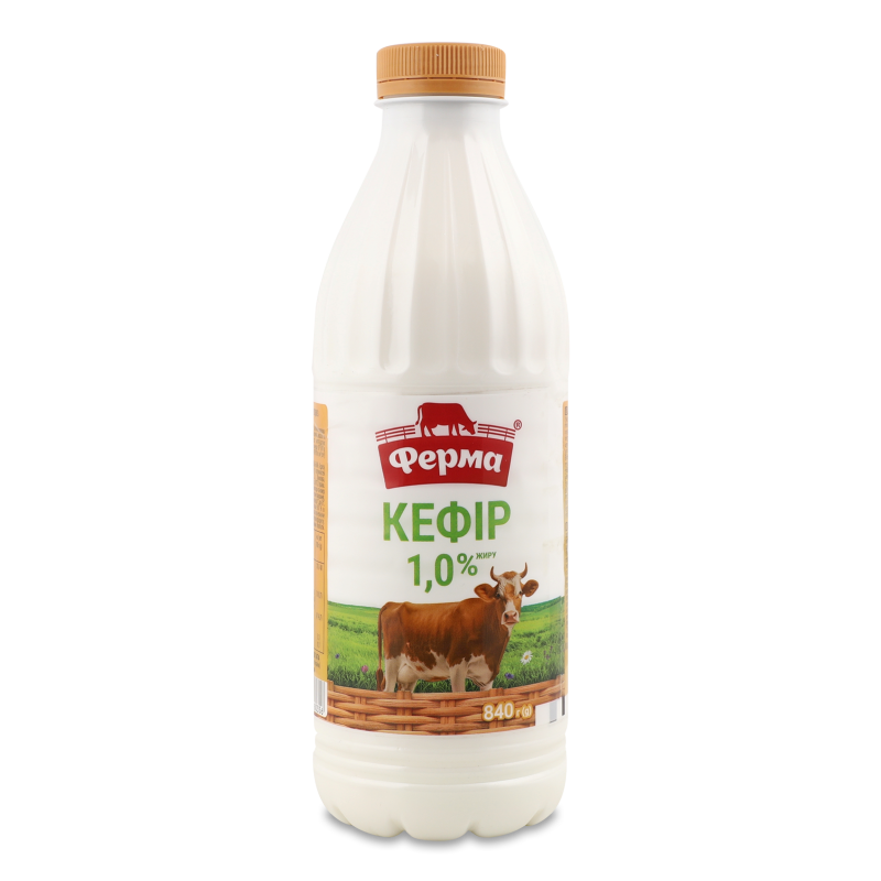 Кефір 1% 840г пет Ферма