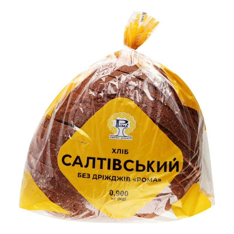 Хліб нарізний без дріжджів Салтівський Рома м/у