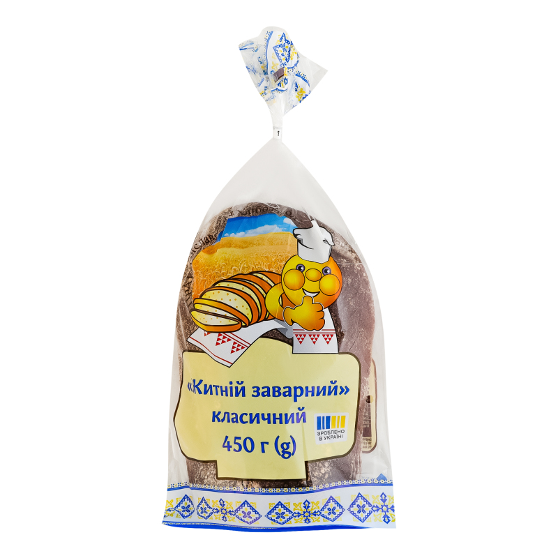 Хліб класичний Житній заварний ПрАТ Ізяславський хлібозавод м/у