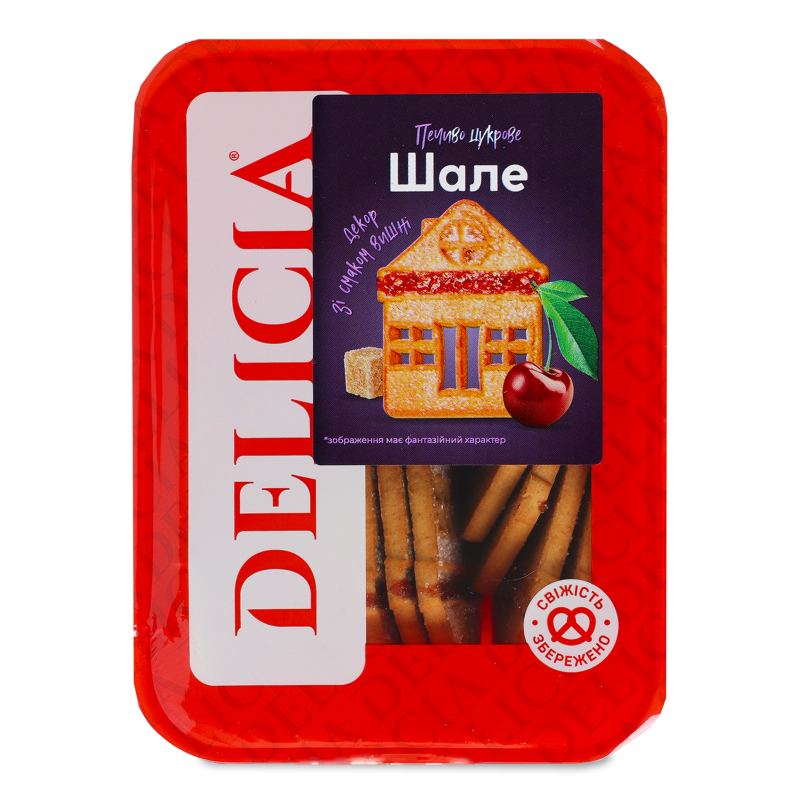 Печиво цукрове Шале 250г корекс Delicia