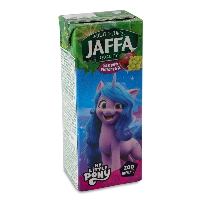 Нектар яблучно-виноградний 200мл т/п Jaffa