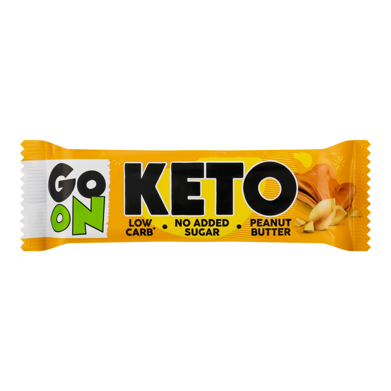Батончик арахісовий з насінням чіа Keto Go On Nutrition м/у