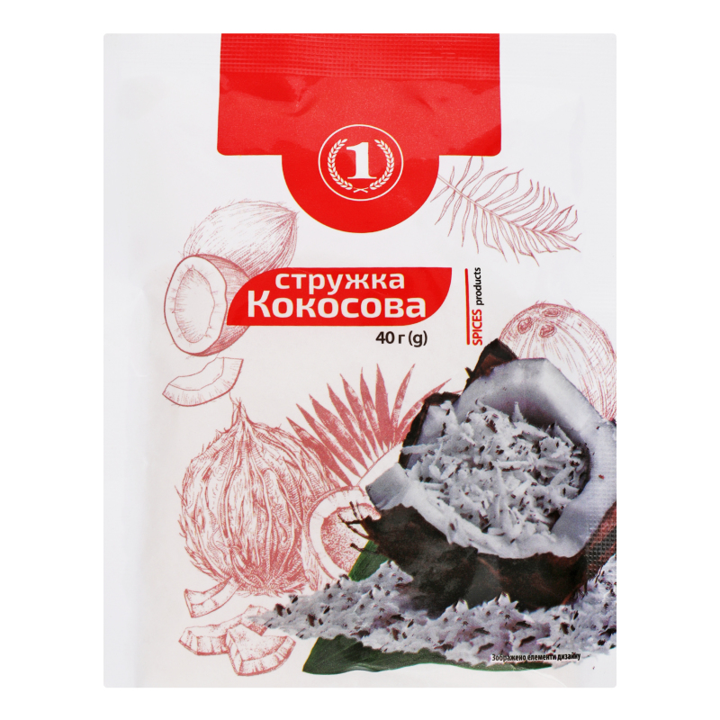 Стружка кокосова ТМ "1" м/у