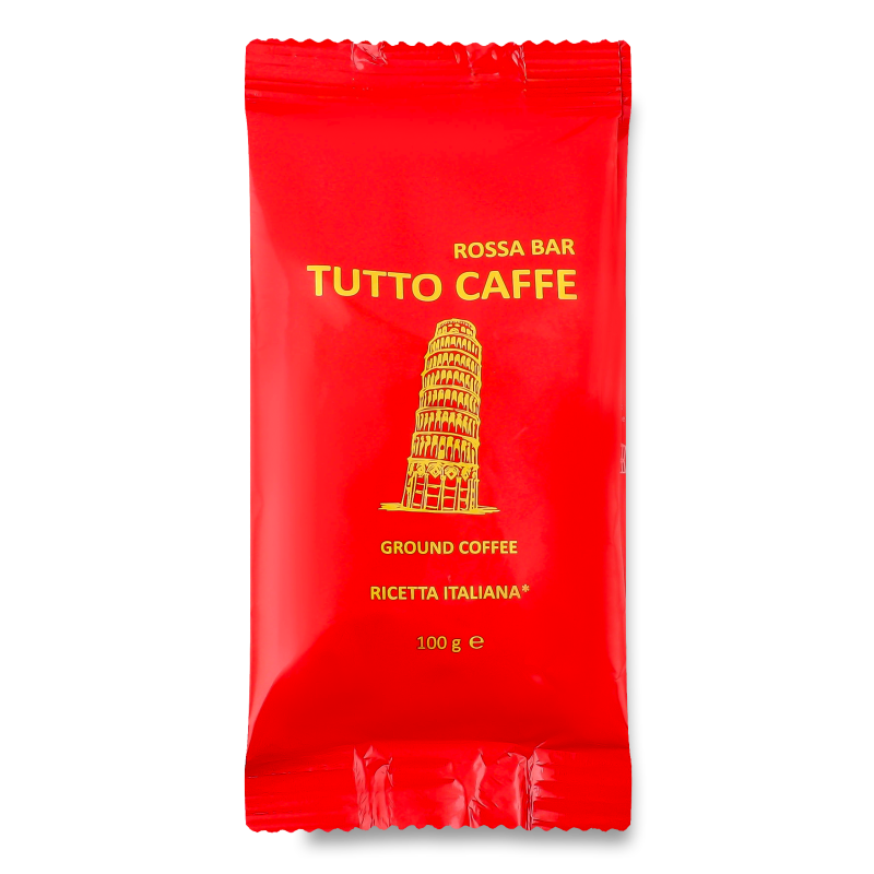 Кава Россо мелена смажена 100г м/у Тутто Кафе
