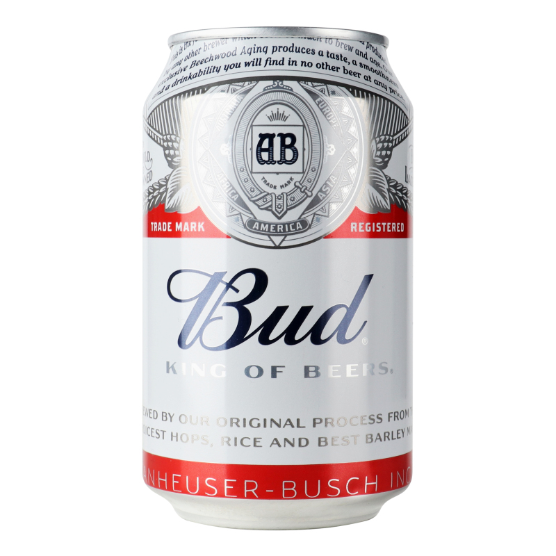 Пиво Bud светлое 5% ж/б(5410228264538): купить в интернет магазинах ...