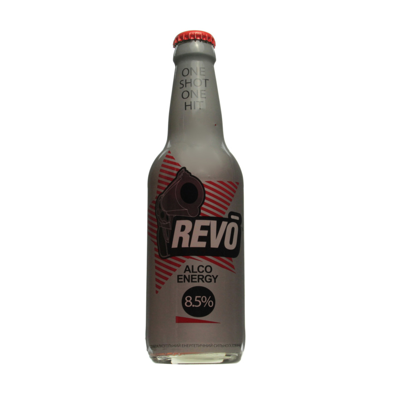 Напиток слабоалкогольный 0.33л 8-8.5% энергетический Revo бут Revo ...