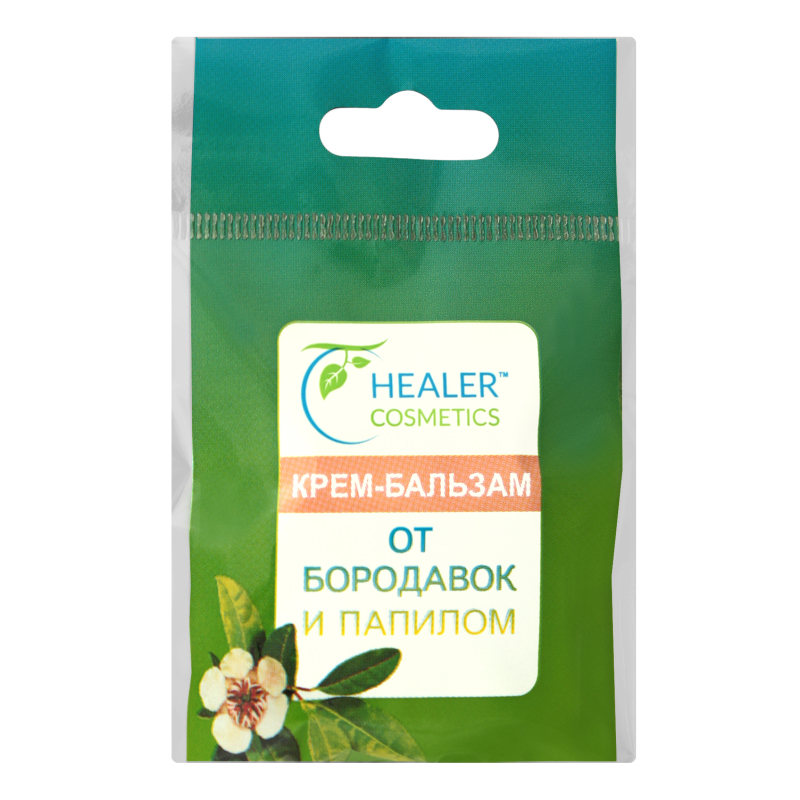 Крем-бальзам от бородавок и папиллом Healer Cosmetics 10г Healer ...