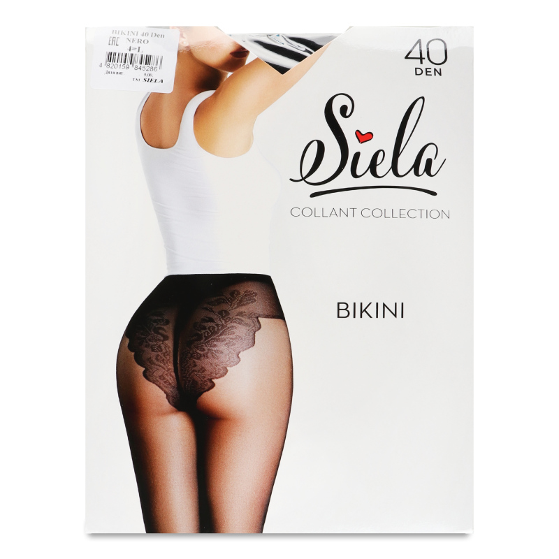 Колготи жіночі Бікіні неро 40ден р.4 Сіела