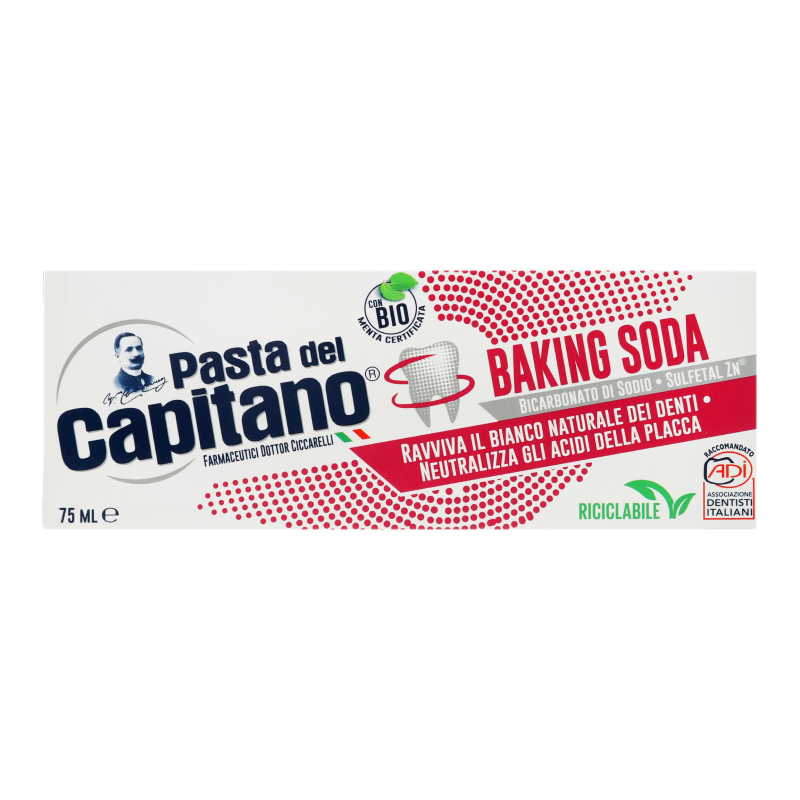 Паста зубная Baking Soda Pasta del Capitano 75мл Pasta del Capitano