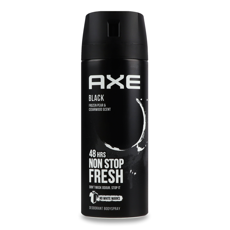 Дезодорант Black д/чоловіків 150мл спрей Axe