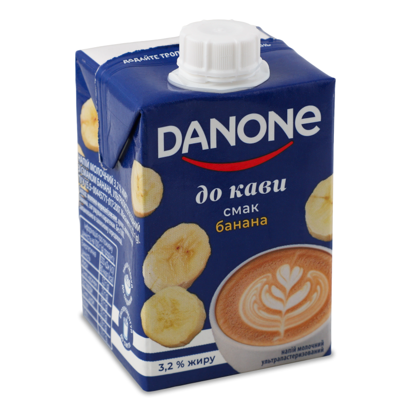 Напій молочний до кави з смаком банана 3,2% 212г т/п Danone