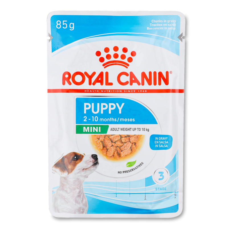 Корм д/цуценят дрібних порід Міні 85г пауч Роял Канін