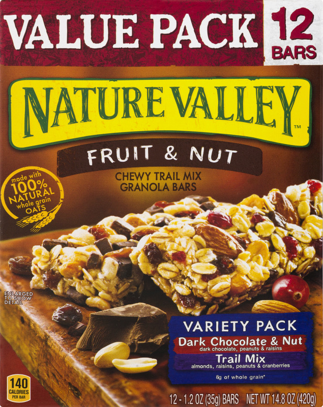 Nature Valley Fruit & Nut Chewy Trail Mix Granola Bars Variety Pack