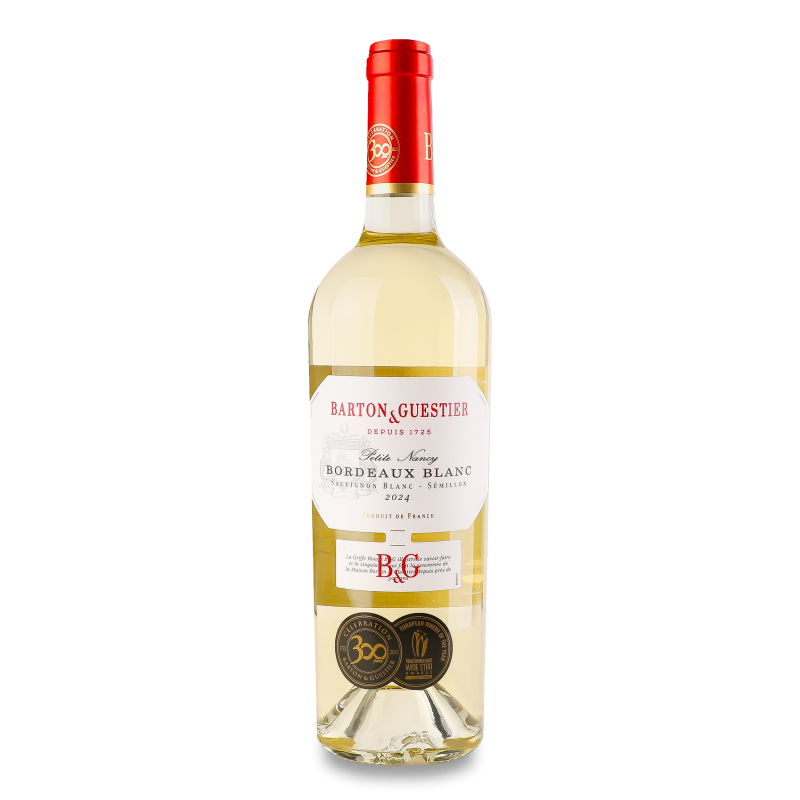 Вино Бордо Блан біле сухе 0,75л Бартон і Гестьє