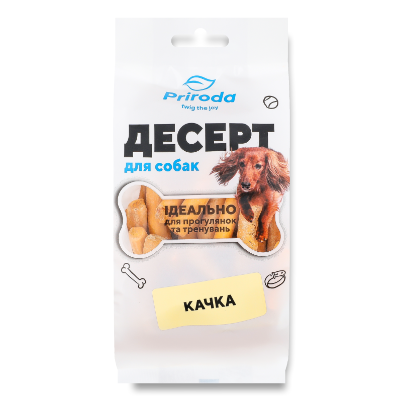 Десерт д/собак Качка 100г Природа