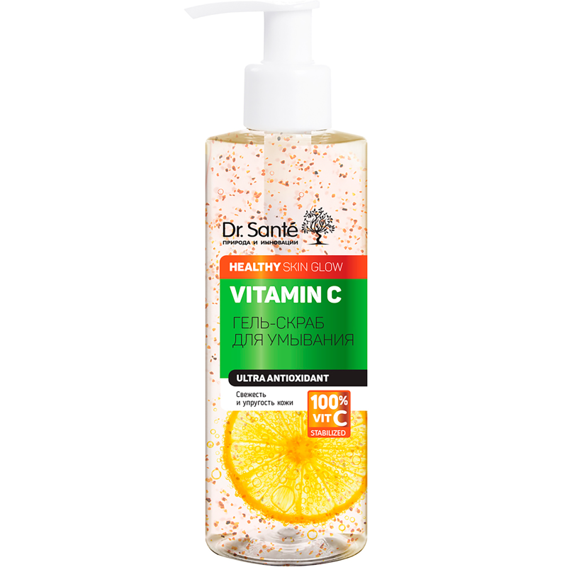 Гель-скраб д/вмивання Vitamin C 200мл Dr.Sante