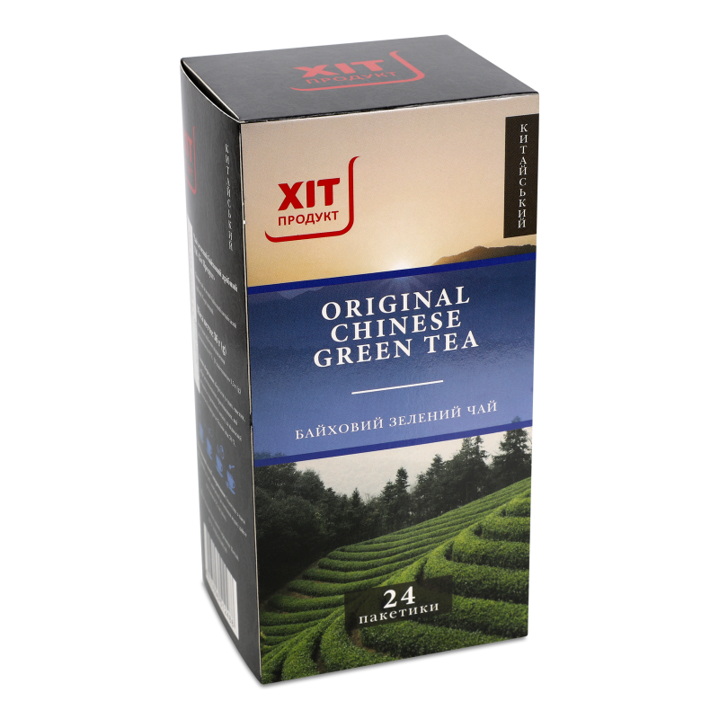 Чай зелений 24*1,5г Хіт Продукт