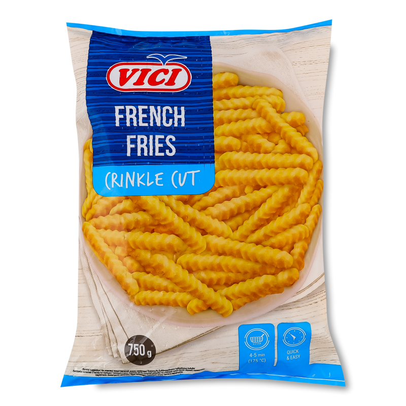 Картопля фрі Любо есть Бельгійська хвиляста с/м 750г Vici