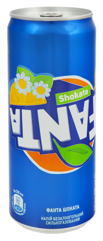 Напій безалкогольний сильногазований соковмісний Shokata Fanta з/б