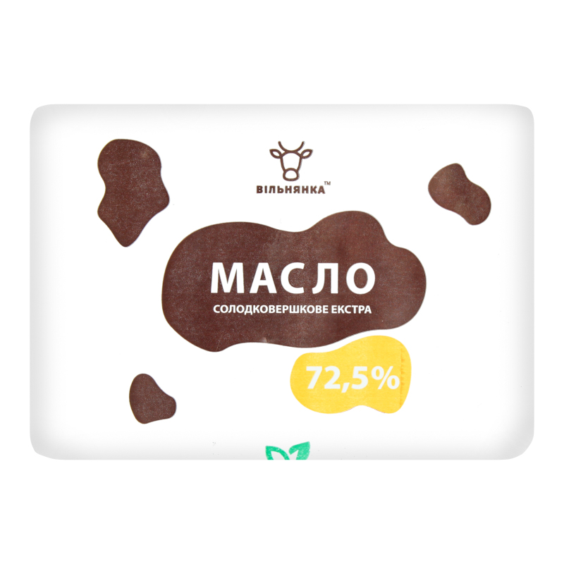 Масло 72.5% солодковершкове Селянське Вільняночка м/у