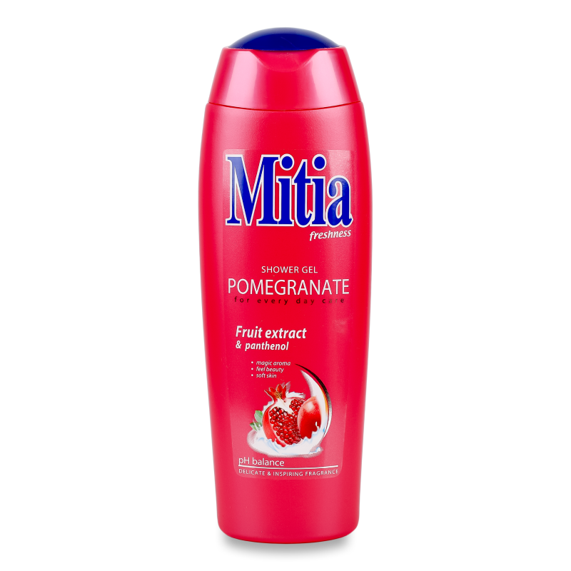 Гель д/душу Гранат 400мл Мітія