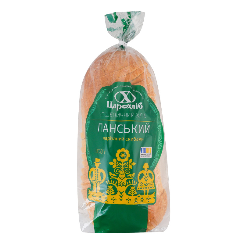 Хліб пшеничний нарізаний Панський Цар хліб м/у