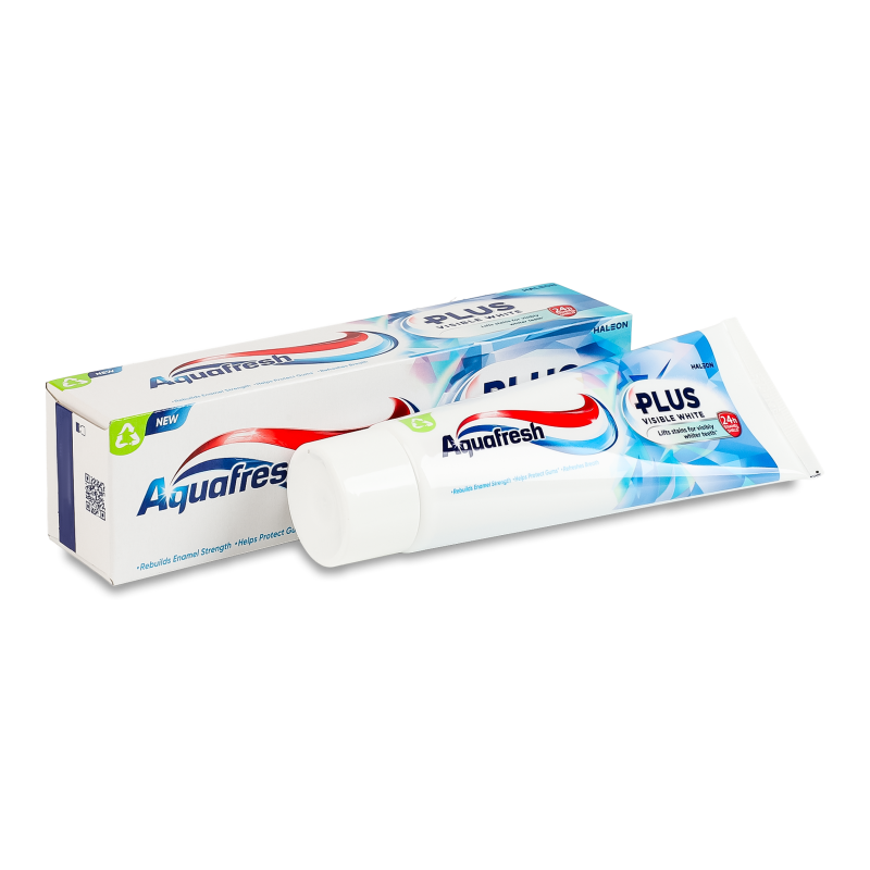 Паста зубна Plus Visible whyte 75мл Aquafresh