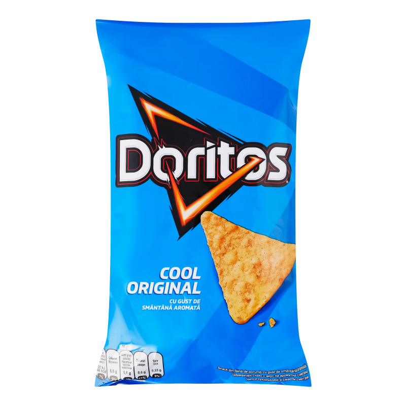Чипси кукурудзяні з смаком сметани 90г Doritos