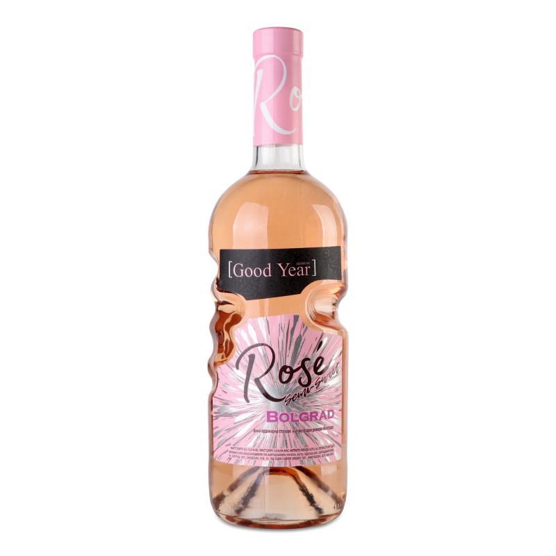 Вино Good Year рожеве н/солодке 9-13% 0,75л Bolgrad