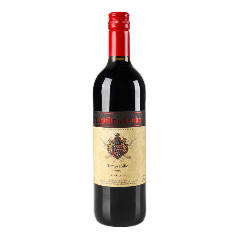 Вино 0.75л 12% красное сухое Tempranillo Castillo de Landa бут