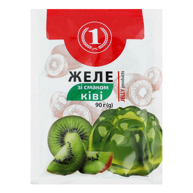 Желе зі смаком ківі ТМ "1" м/у