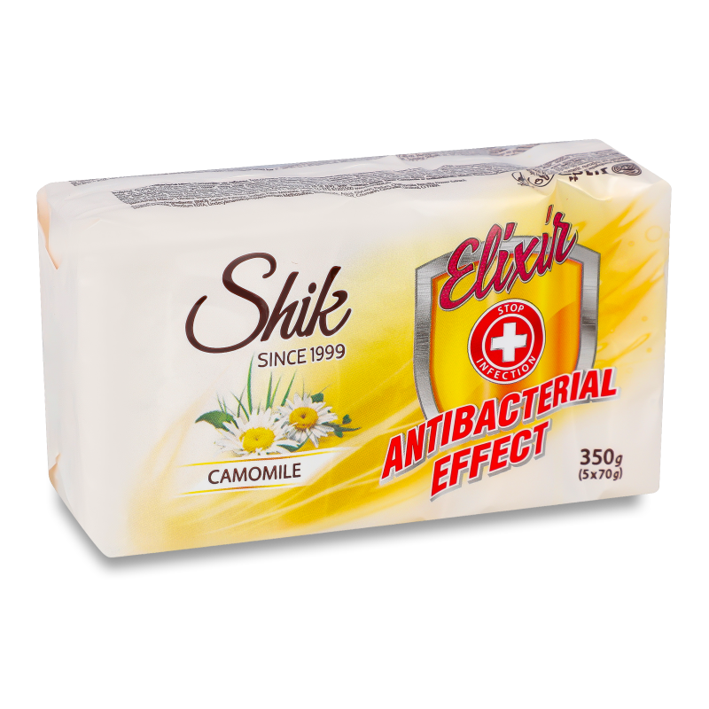 Мило Еліксір Ромашка антибактеріальне 5*70г Шик