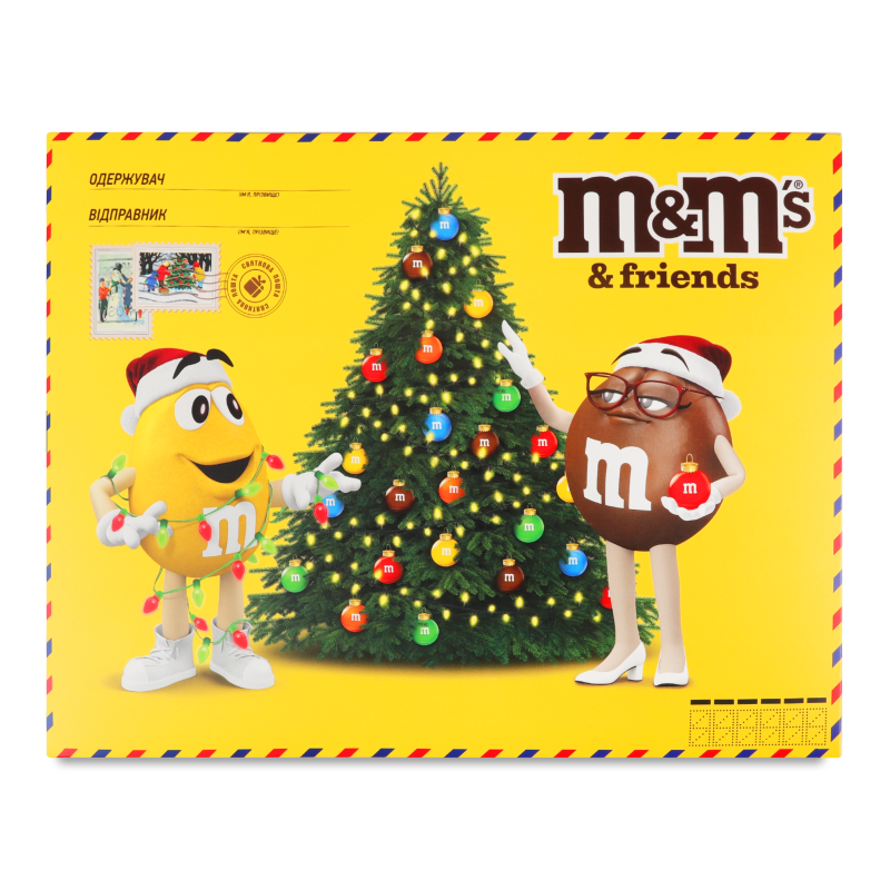 Набір солодощів Бандероль 316г M&M’s&Friends