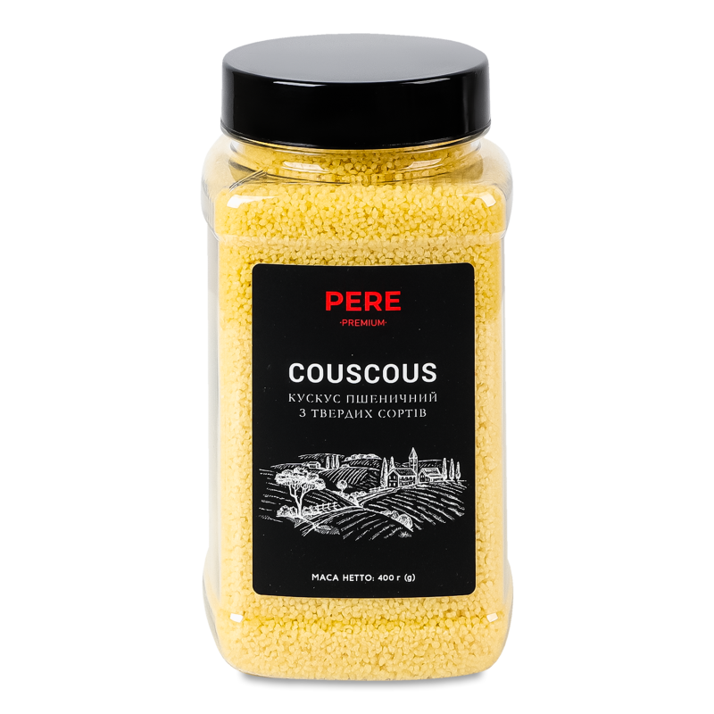 Кус-кус пшеничний 400г пл/банка Пере