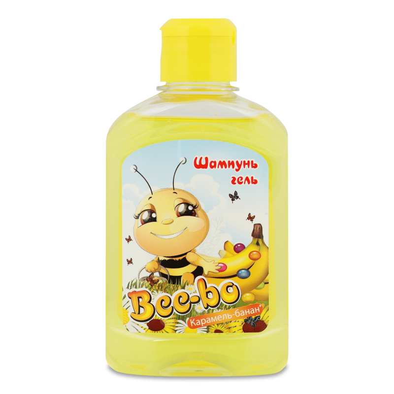 Шампунь-гель д/душу дитячий карамель-банан 250мл Бі-бо