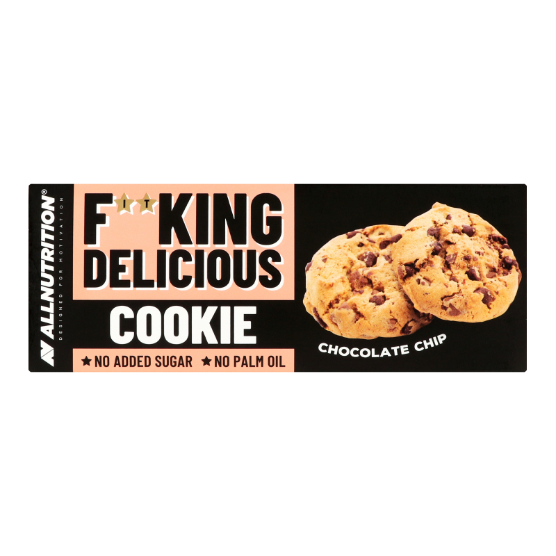 Печиво з шоколадними шматочками Fitking delicious Allnutrition к/у