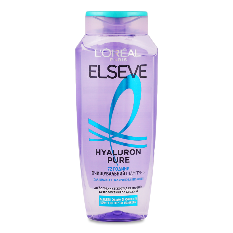 Шампунь Elseve Hyaluron pure д/схильного до жирності волосся 250мл L’Oreal