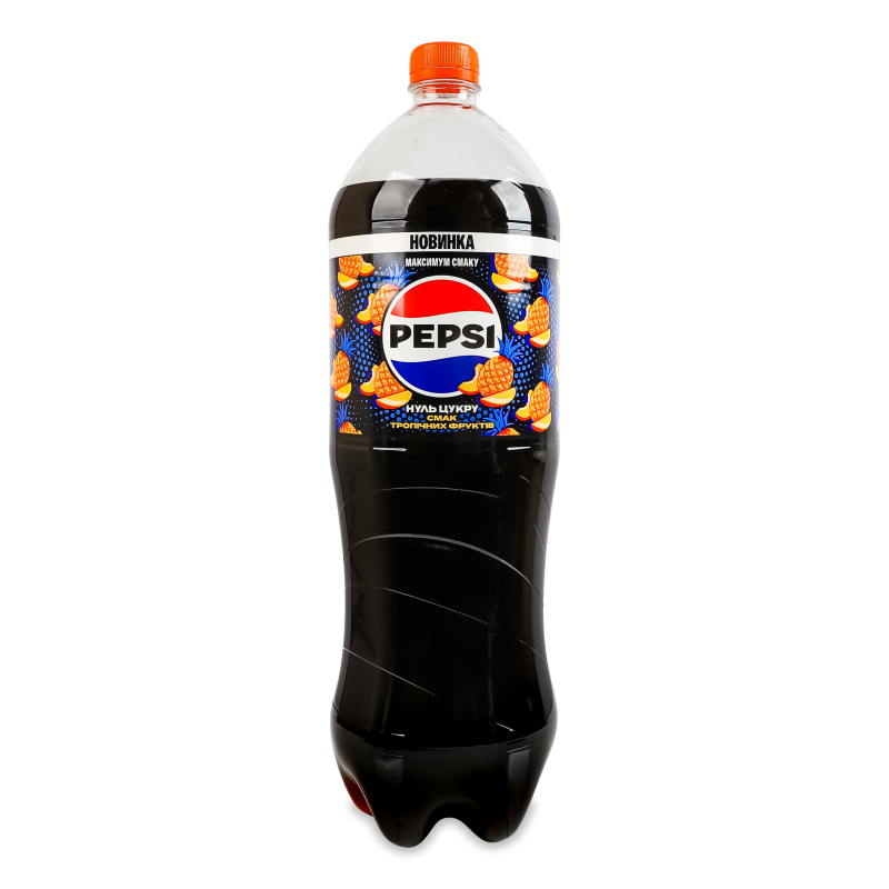 Напій безалкогольний Tropical  без цукру сильногазований 1,75л пет Pepsi
