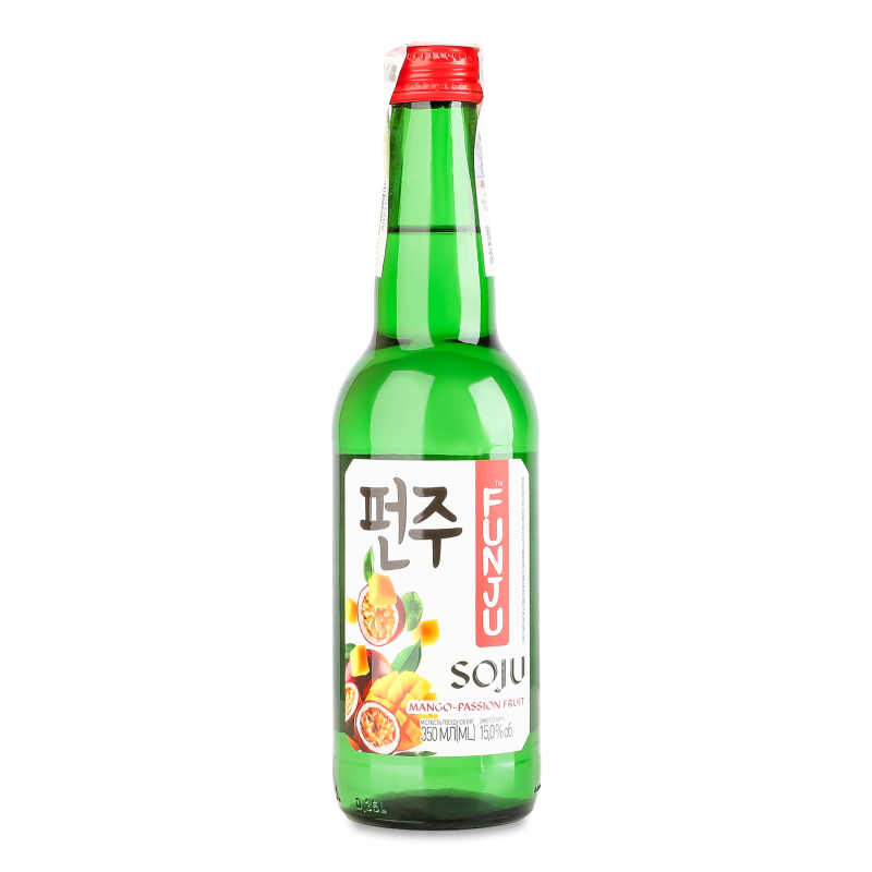 Напій спиртний Soju Манго-маракуйя 15% 350мл скло Funju
