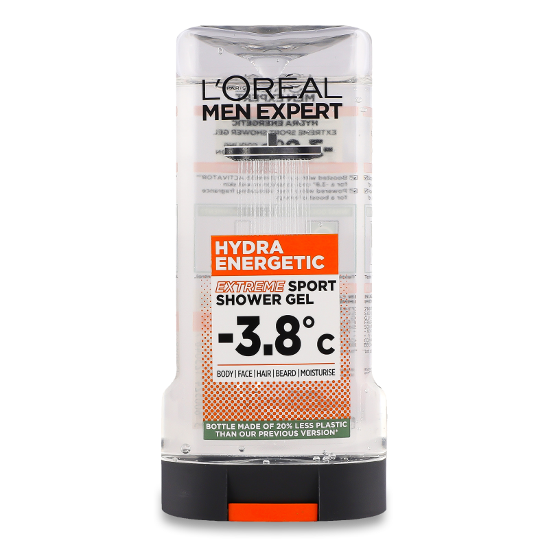 Гель д/душу Гідра Енергетик Екстрім Спорт 300мл Лореаль Мен Експерт